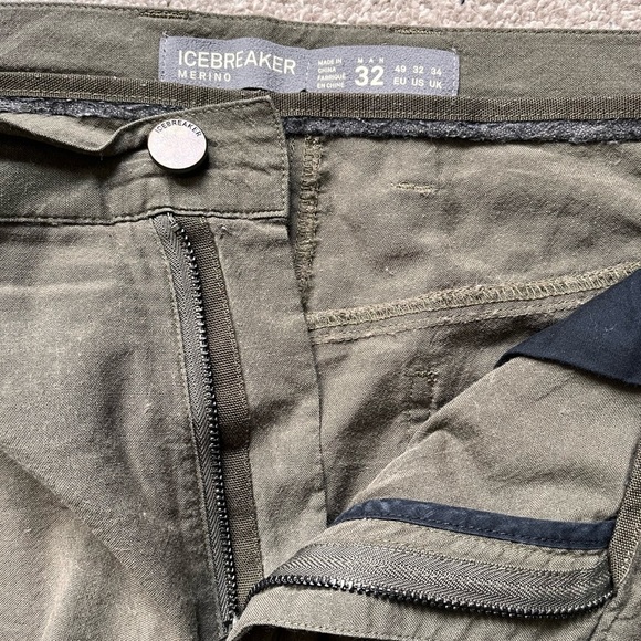 Mens Icebreaker 8” City Label Lightweight Merino Wool Shorts Size 32 - Picture 6 of 7